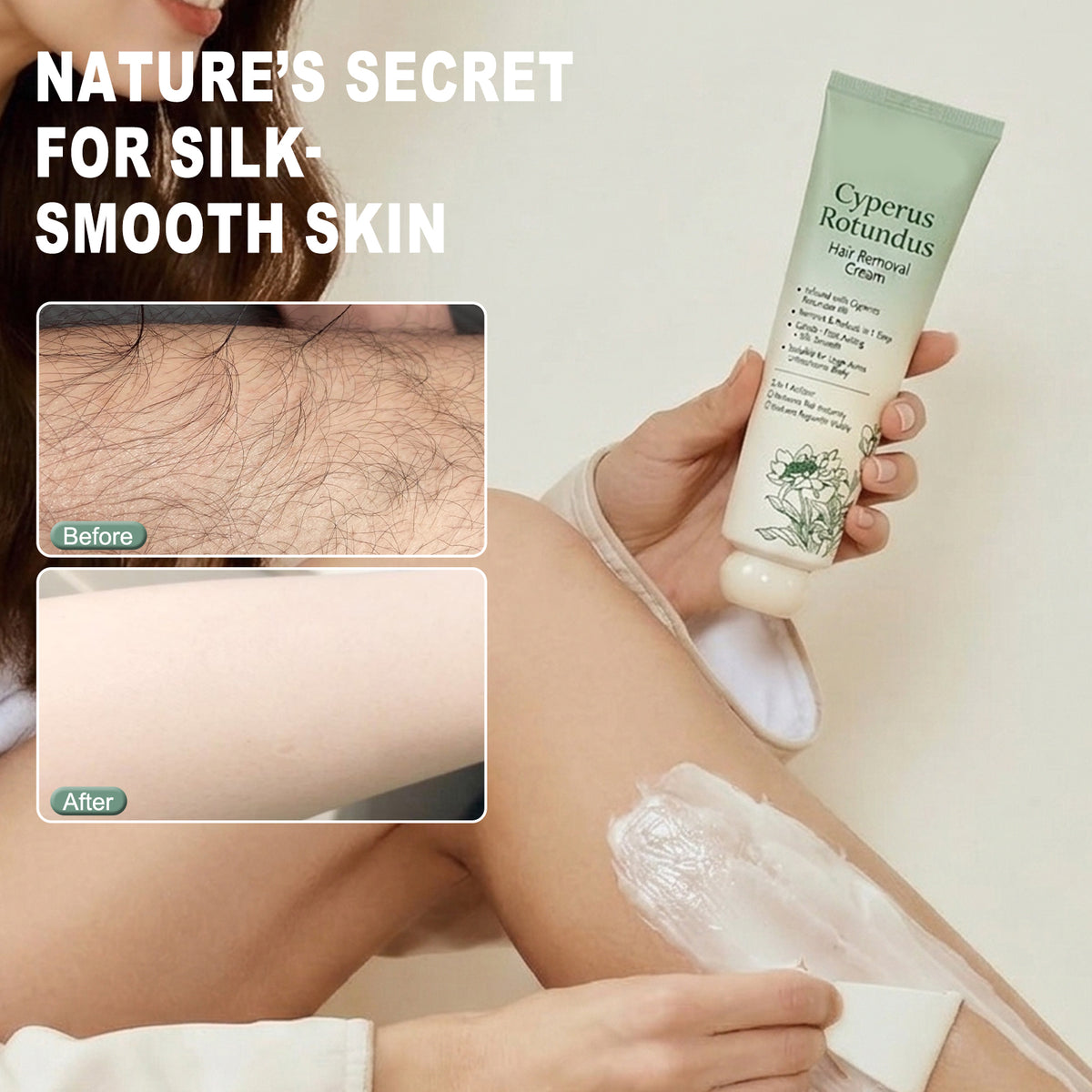 AgeVance Cyperus Rotundus Hair Removal Cream